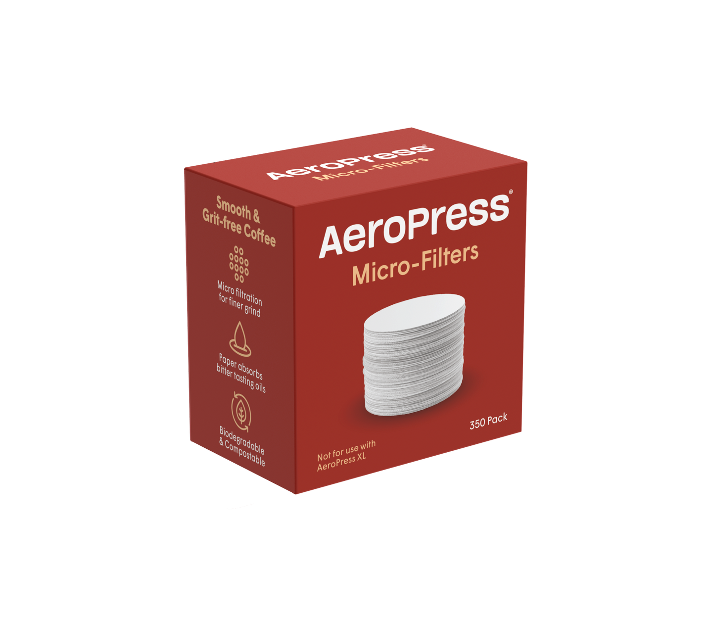 AEROPRESS - pack of 350 white filters for Aeropress Original