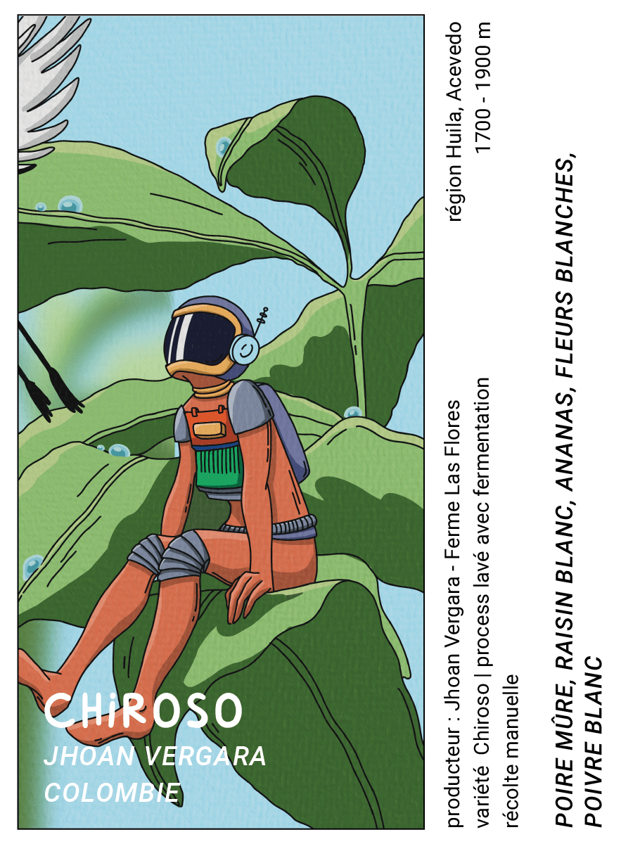 Chiroso lavé – Las Flores, Jhoan Vergara (Colombie) - L'autre café
